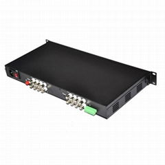 16-channel Optic Video Multiplexer with 16-channel Audio and 1-channel Data, Sup