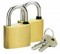 brass padlock