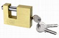 brass padlock