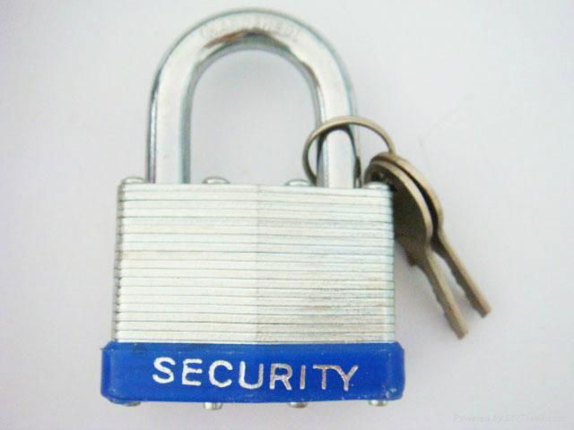 steel laminated padlock 2