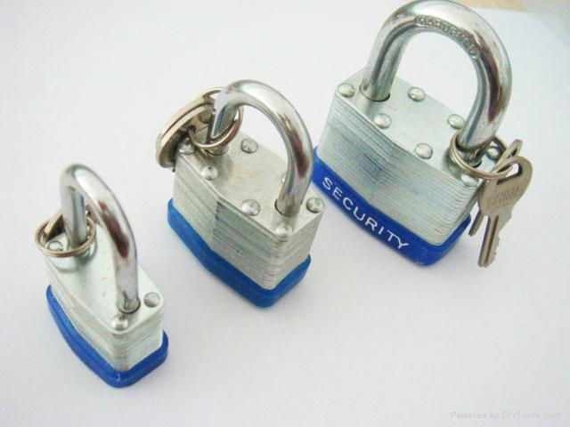 steel laminated padlock 3