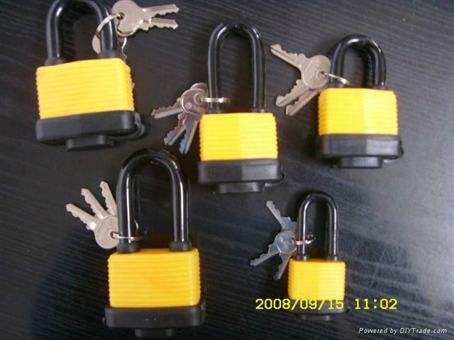 steel laminated padlock 5