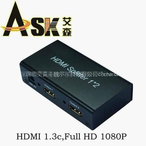 HDMI splitter 1x2 一拖二 视频分配器