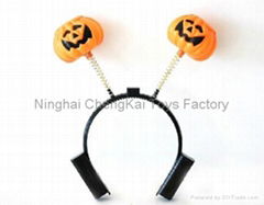 Pumpkin headlight toy