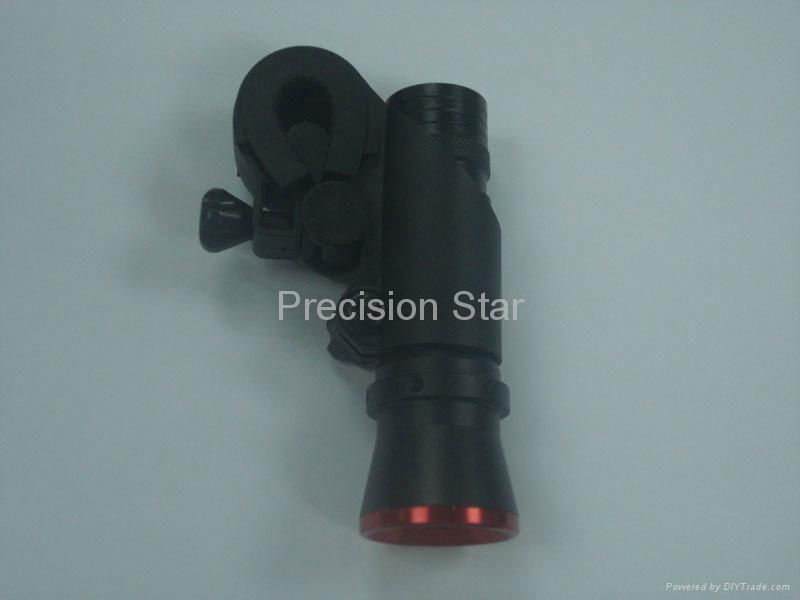 CNC machining aluminum alloy metal flashlight 3