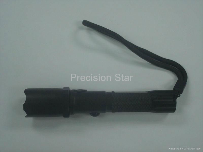 CNC machining aluminum alloy metal flashlight 4