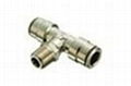 Brass Nickel-Plated Push in Fittings