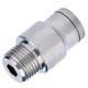 Brass Nickel-Plated Push in Fittings