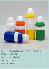 Colorful Collapsible Sport Water Bottle 