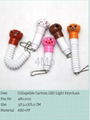 Collapsible Cartoon LED Light Keychain 1