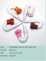 Collapsible Cartoon LED Light Pen 