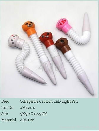 Collapsible Cartoon LED Light Pen  2