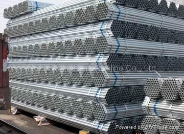 Hot dipped GI small diameter welded tubes