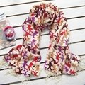 Fashion scarves woman 100%wool bear printed scarf, cashmere scarves  2