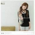 Fashion scarves woman 100%wool bear printed scarf, cashmere scarves  5