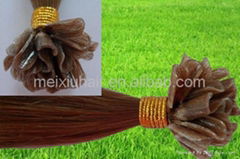 diamand quality Pre-bonded U-tip human hair weaving