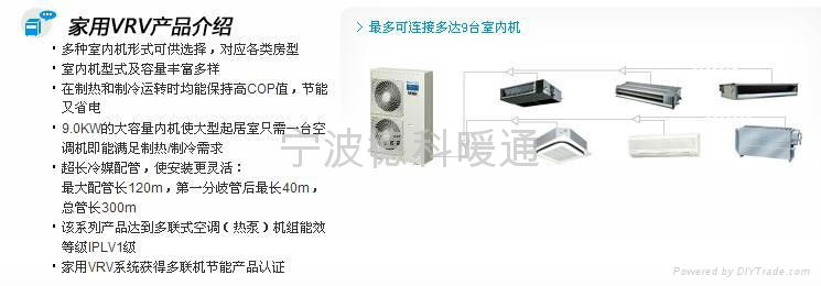 寧波大金家用中央空調系統 4