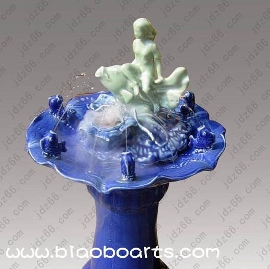 porcelain  fountain air humidifier