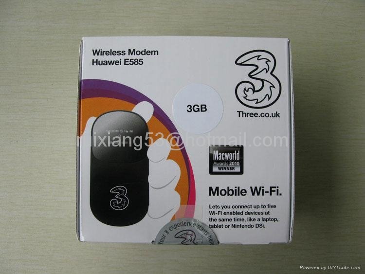 E585 Mi-Fi Portable Mobile Broadband,Wifi Gateway Router  3