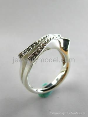 Jewelry fashion gold or silver ring mold and model 5