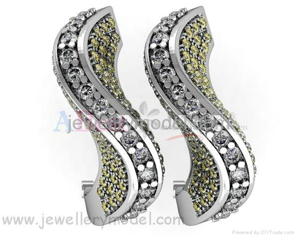 Jewelry fashion gold or silver ring mold and model 4