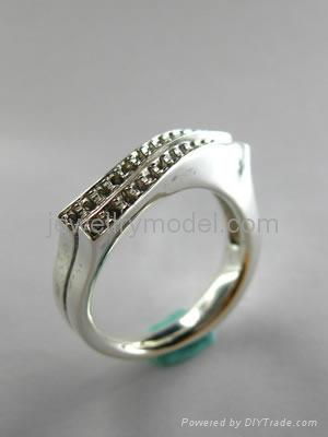 Jewelry fashion gold or silver ring mold and model 3