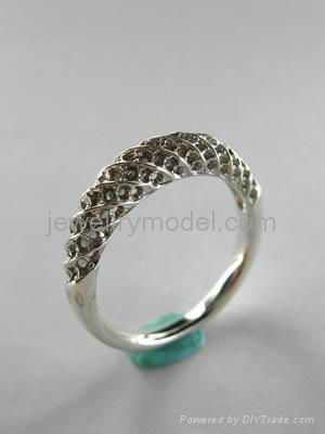 Jewelry fashion gold or silver ring mold and model 4