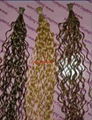 pre-bonded remy human hair extension 1