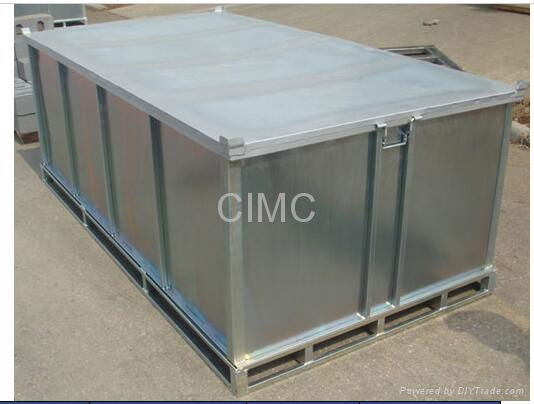 pallet container for automible parts