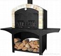 outdoor woodfied pizza oven
