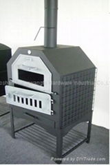 outdoor wood fired pizza oven