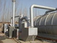 8.5 kw waste tire oil refining plant with 4-5tons output.