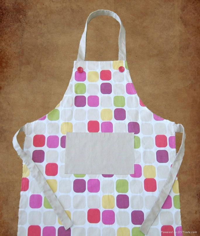 Sell 100% cotton twill printed apron 2