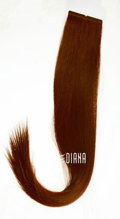 tape on hair extension skin weft PU hairextension 2