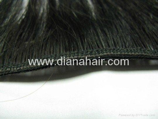 100% indian remy virgin hair weft  3