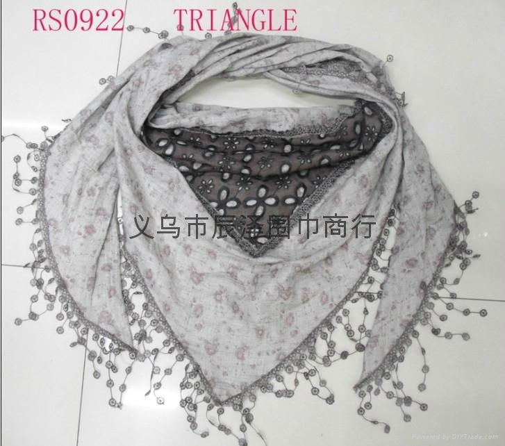 embroidery cotton scarf