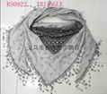 刺绣棉围巾 1