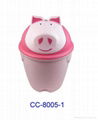 animal shape plastic trash bin 2