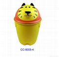 animal shape plastic trash bin 5