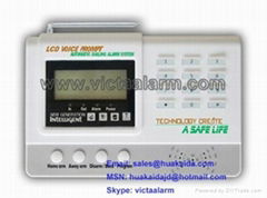 LCD Voice Prompt Auto Dial Wireless Home Burglar Alarm System