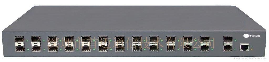  26 Gigabit Ports Managed SFP Based Fiber Optic Ethernet Switch