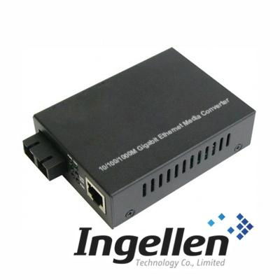 10/100/1000M Gigabit Ethernet Media Converter (External Power Supply) 