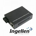 10/100/1000M Gigabit Ethernet Media Converter (External Power Supply)  1