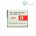 Rechargeable digital camera battery for Sony NP-BG1  1