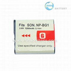 Rechargeable digital camera battery for Sony NP-BG1 