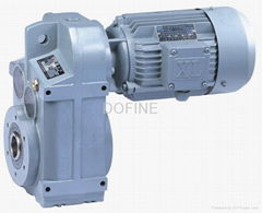 F series parallel shaft helical gearbox 