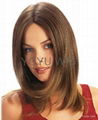 hand tied human hair wig 5