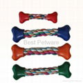 Bone Shaped Rope Dog Toy