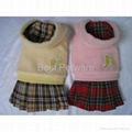 Hoody Winter Dog Pet Skirt 