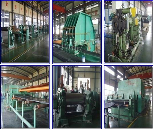 Conveyor belt production line